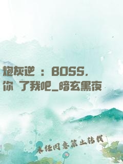 炮灰逆襲：BOSS，你從了我吧