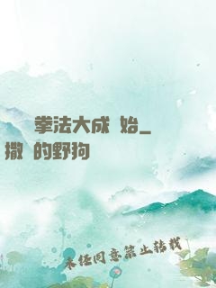 無敵從拳法大成開始