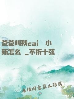 爸爸叫我cai媽媽小新怎么讀