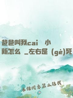 爸爸叫我cai媽媽小新怎么讀