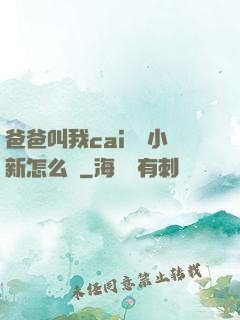 爸爸叫我cai媽媽小新怎么讀