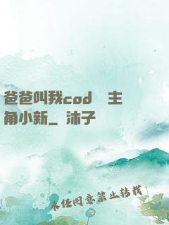 爸爸叫我cod媽媽主角小新