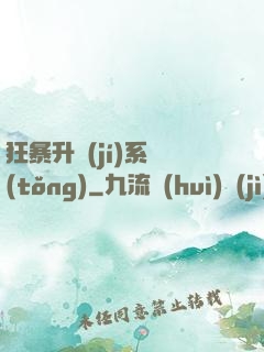 狂暴升級(jí)系統(tǒng)