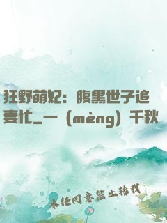 狂野萌妃：腹黑世子追妻忙