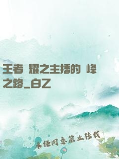 王者榮耀之主播的巔峰之路