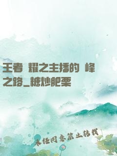 王者榮耀之主播的巔峰之路
