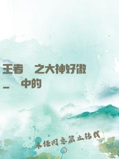 王者歸來之大神好傲嬌