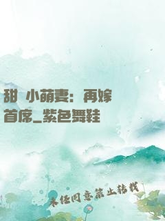 甜寵小萌妻：再嫁億萬首席