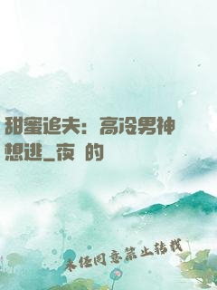 甜蜜追夫：高冷男神別想逃