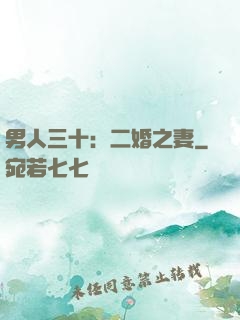 男人三十：二婚之妻