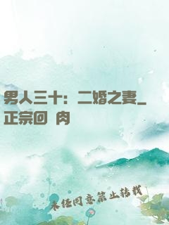 男人三十：二婚之妻