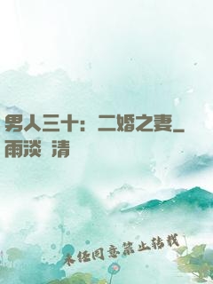 男人三十：二婚之妻