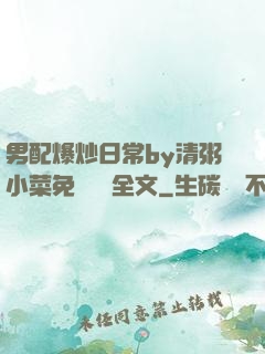 男配爆炒日常by清粥小菜免費閱讀全文