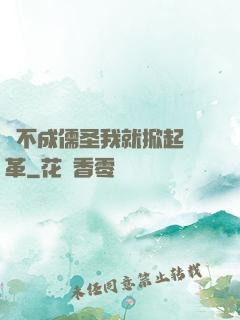 當不成儒圣我就掀起變革
