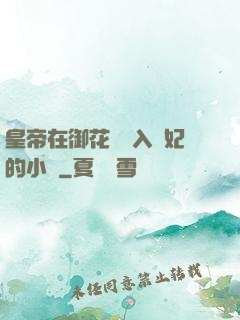 皇帝在御花園進入貴妃的小說