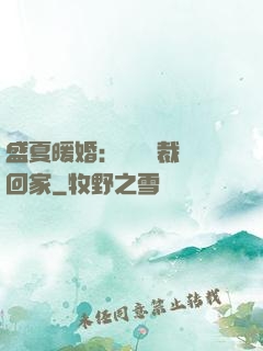 盛夏暖婚：億萬總裁帶回家