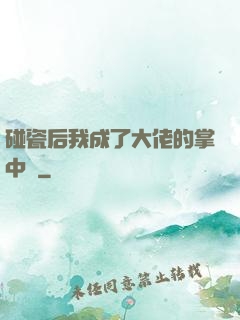 碰瓷后我成了大佬的掌中嬌