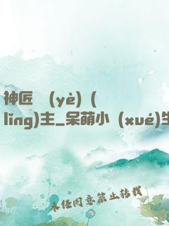 神匠職業(yè)領(lǐng)主