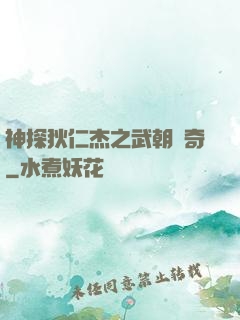 神探狄仁杰之武朝傳奇