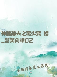 神秘前夫之慕少要復婚
