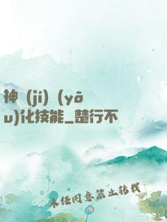 神級(jí)優(yōu)化技能