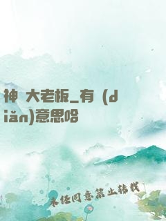 神級大老板