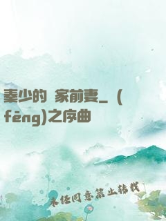 秦少的獨家前妻