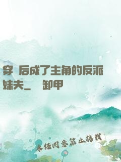 穿書后成了主角的反派妹夫