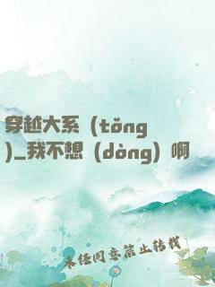 穿越大系統(tǒng)