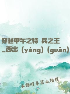 穿越甲午之特種兵之王