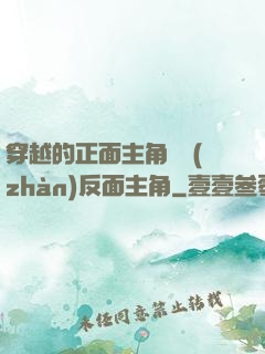 穿越的正面主角對戰(zhàn)反面主角