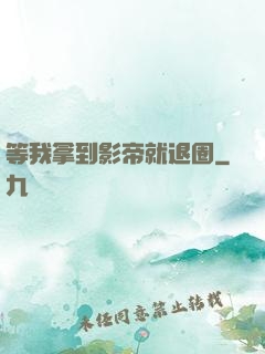 等我拿到影帝就退圈