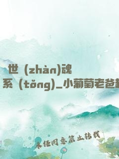 絕世戰(zhàn)魂系統(tǒng)