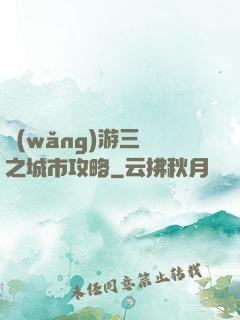 網(wǎng)游三國之城市攻略
