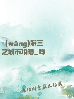 網(wǎng)游三國之城市攻略