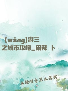 網(wǎng)游三國之城市攻略