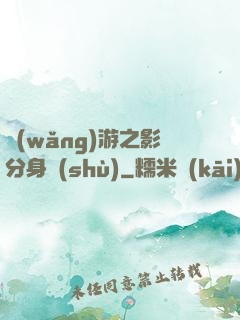 網(wǎng)游之影分身術(shù)