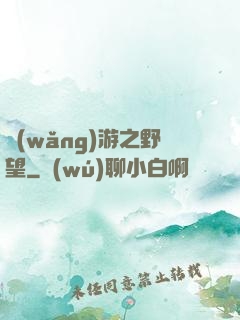 網(wǎng)游之野望