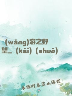 網(wǎng)游之野望