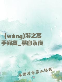 網(wǎng)游之高手寂寞
