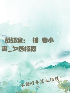 總裁奶爸：緝捕記者小妻