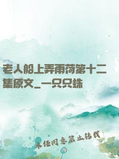 老人船上弄雨荷第十二集原文