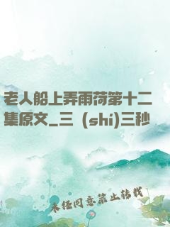 老人船上弄雨荷第十二集原文
