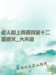 老人船上弄雨荷第十二集原文