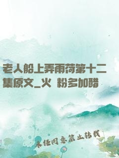 老人船上弄雨荷第十二集原文