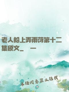 老人船上弄雨荷第十二集原文