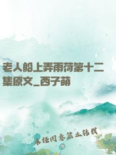 老人船上弄雨荷第十二集原文