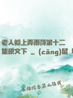老人船上弄雨荷第十二集原文下載