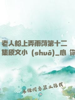 老人船上弄雨荷第十二集原文小說(shuō)