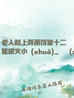 老人船上弄雨荷第十二集原文小說(shuō)